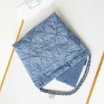 Chanel 22 MEDIUM HANDBAG Denim LB14530 (4)