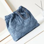 Chanel 22 MEDIUM HANDBAG Denim LB14530 (6)