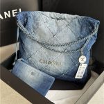 Chanel 22 MEDIUM HANDBAG Denim LB2283 (1)