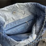 Chanel 22 MEDIUM HANDBAG Denim LB2283 (4)