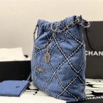 Chanel 22 MEDIUM HANDBAG Denim LB7736 (2)