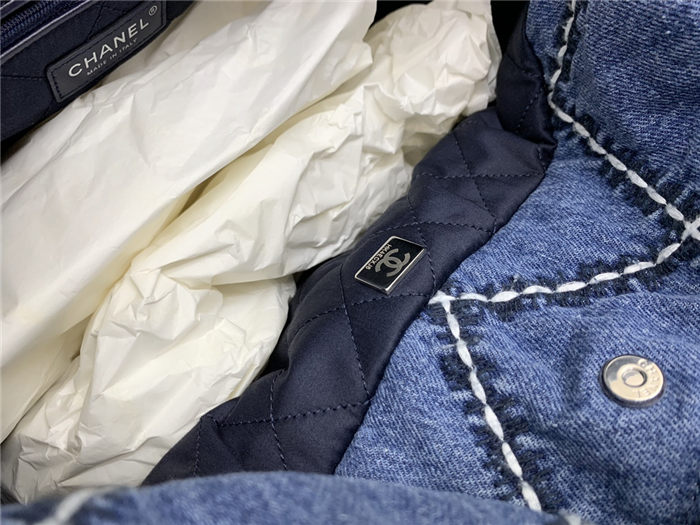 Chanel 22 MEDIUM HANDBAG Denim LB7736 (3)