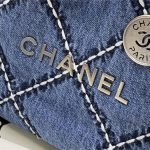 Chanel 22 MEDIUM HANDBAG Denim LB7736 (5)