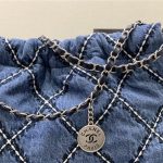 Chanel 22 MEDIUM HANDBAG Denim LB7736 (6)
