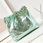 Chanel 22 MEDIUM HANDBAG Metallic Calfskin LB14527 (4)