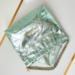 Chanel 22 MEDIUM HANDBAG Metallic Calfskin LB14527 (5)