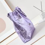 Chanel 22 MEDIUM HANDBAG Metallic Calfskin LB14528 (6)