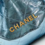 Chanel 22 MEDIUM HANDBAG Metallic Calfskin LB14529 (2)