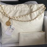 Chanel 22 MEDIUM HANDBAG Shiny Calfskin LB10346 (3)