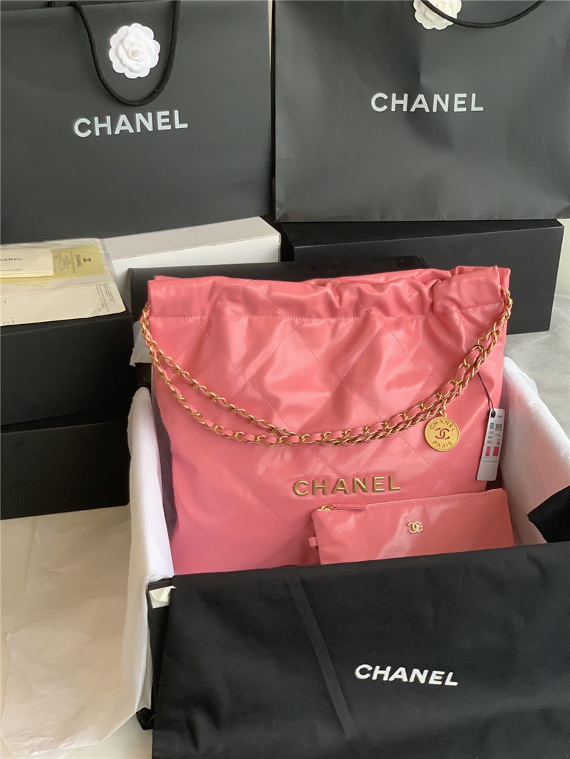 Chanel 22 MEDIUM HANDBAG Shiny Calfskin LB10348 (1)