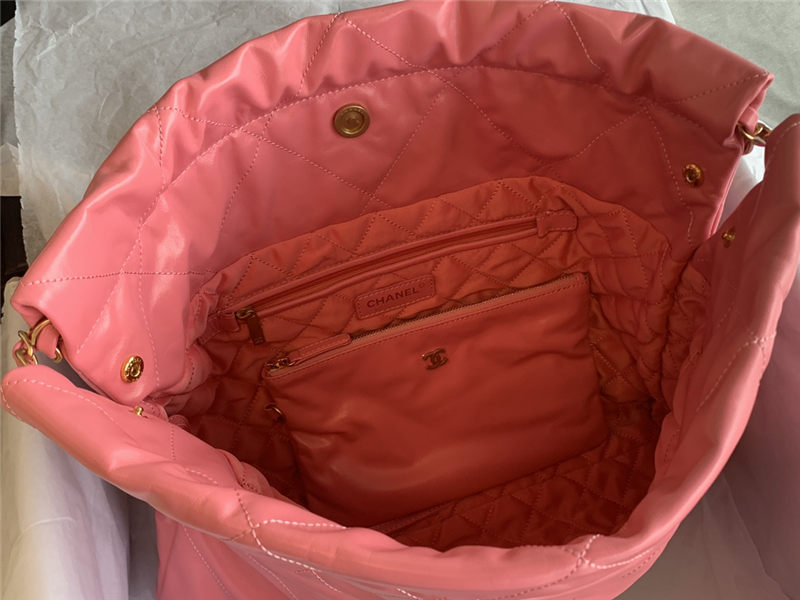 Chanel 22 MEDIUM HANDBAG Shiny Calfskin LB10348 (5)