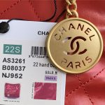 Chanel 22 MEDIUM HANDBAG Shiny Calfskin LB11605 (3)