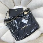 Chanel 22 MEDIUM HANDBAG Shiny Calfskin LB16298 (4)