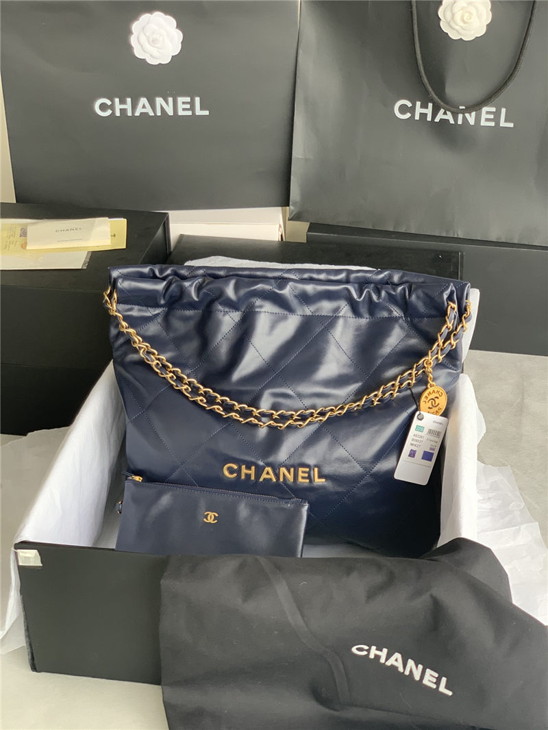 Chanel 22 MEDIUM HANDBAG Shiny Calfskin LB410349 (1)