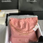 Chanel 22 MEDIUM HANDBAG Shiny Calfskin LB960 (1)