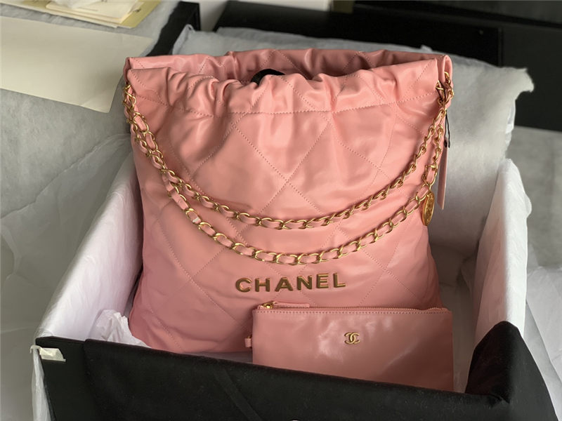 Chanel 22 MEDIUM HANDBAG Shiny Calfskin LB960 (6)