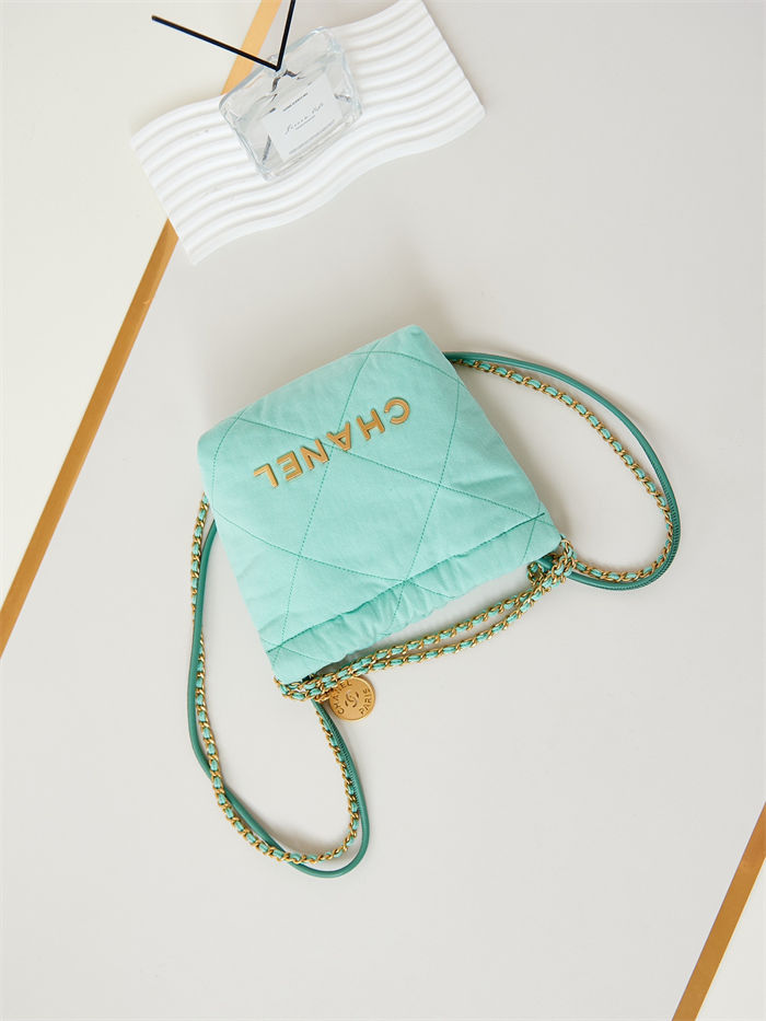 Chanel 22 MINI HANDBAG Canvas14511 (6)