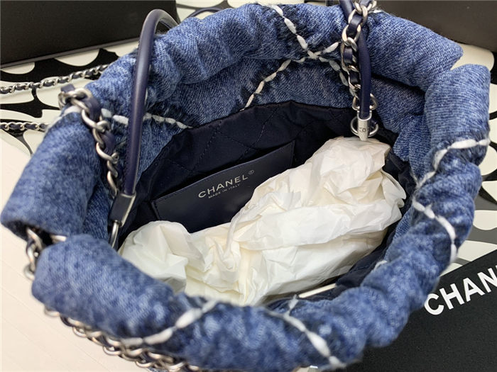 Chanel 22 MINI HANDBAG Denim4179 (2)