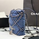Chanel 22 MINI HANDBAG Denim4179 (4)