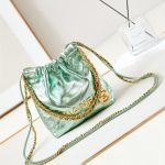 Chanel 22 MINI HANDBAG Metallic Calfskin LB14506 (1)