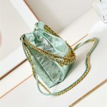 Chanel 22 MINI HANDBAG Metallic Calfskin LB14506 (5)