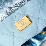 Chanel 22 MINI HANDBAG Metallic Calfskin LB14509 (3)