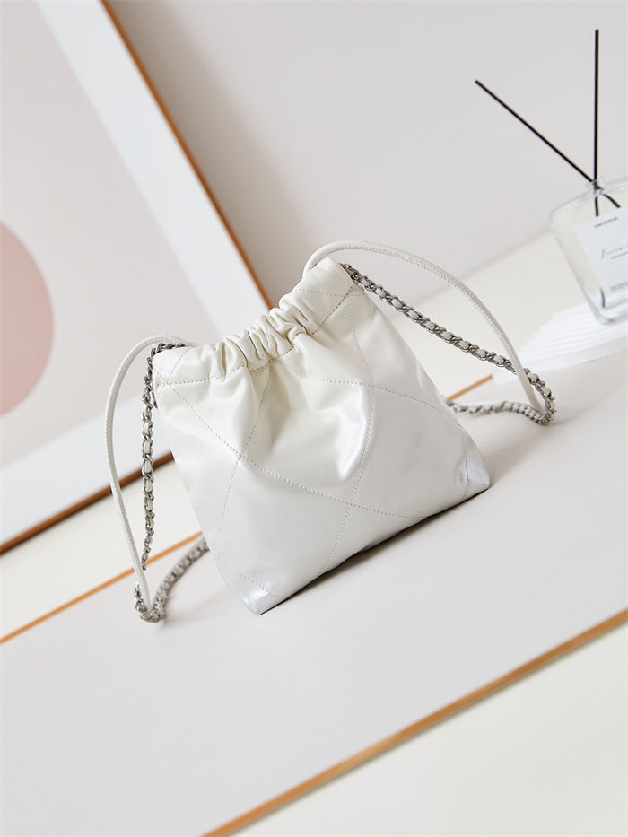 Chanel 22 MINI HANDBAG Patent Gradient Calfskin LB744 (6)