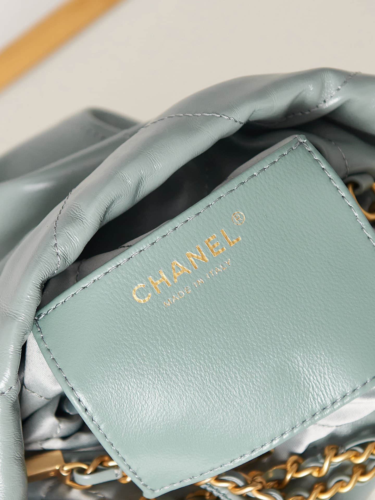 Chanel 22 MINI HANDBAG Shiny Calfskin LB12844 (6)