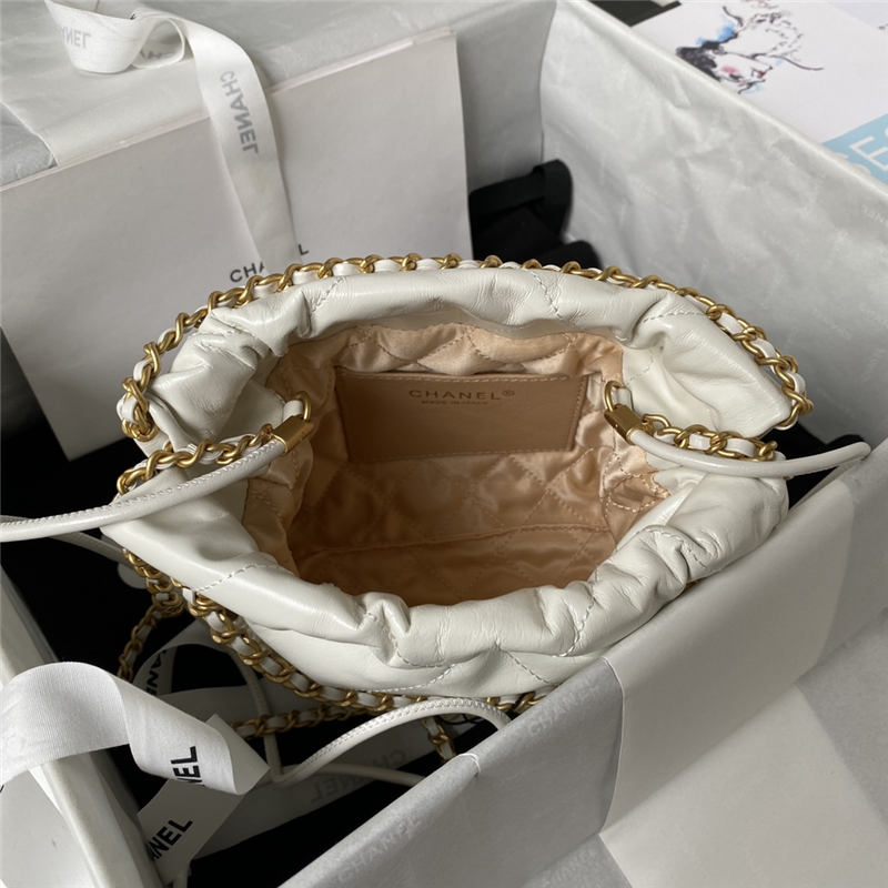 Chanel 22 MINI HANDBAG Shiny Calfskin LB12851 (5)