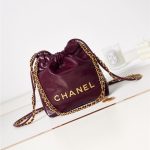 Chanel 22 MINI HANDBAG Shiny Calfskin LB12853 (1)