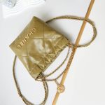 Chanel 22 MINI HANDBAG Shiny Calfskin LB12907 (6)