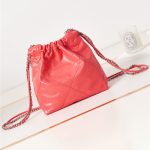 Chanel 22 MINI HANDBAG Shiny Calfskin LB13319 (6)