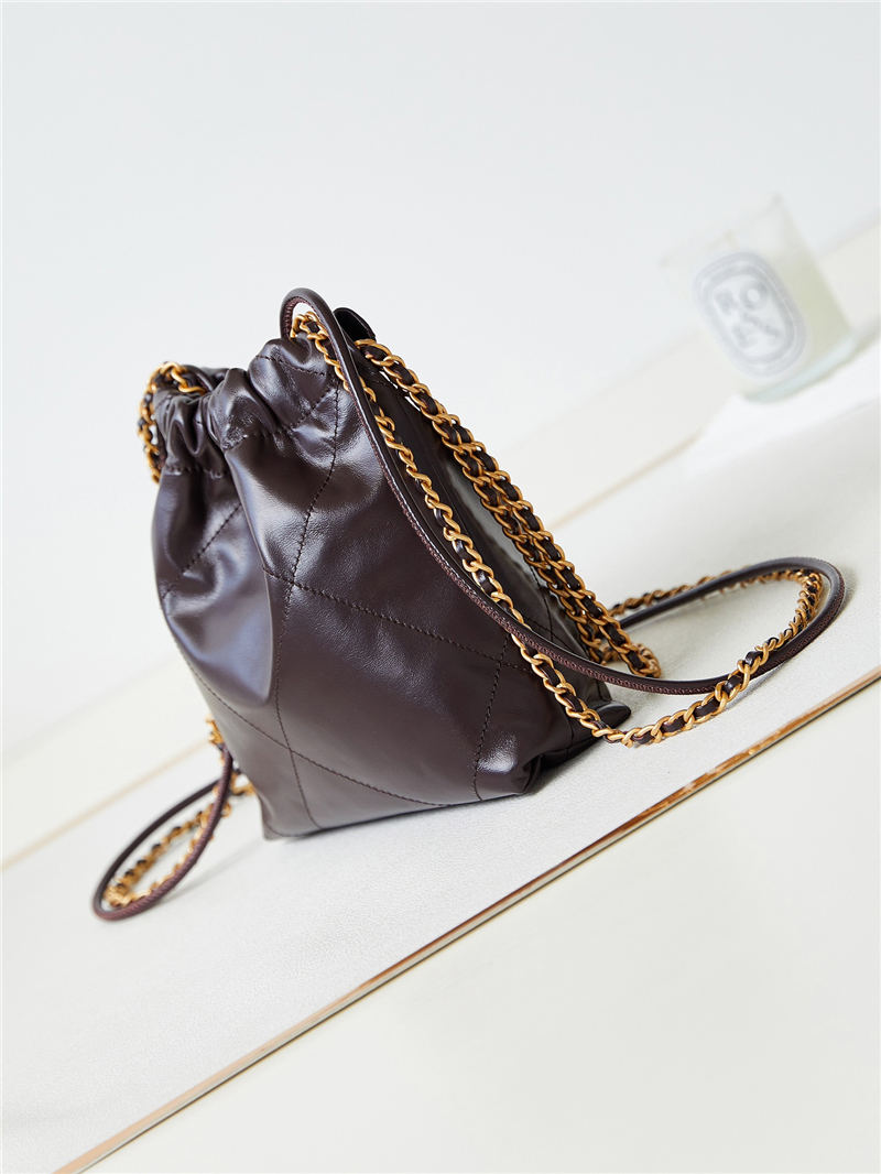 Chanel 22 MINI HANDBAG Shiny Calfskin LB13320 (5)