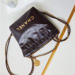 Chanel 22 MINI HANDBAG Shiny Calfskin LB13320 (6)