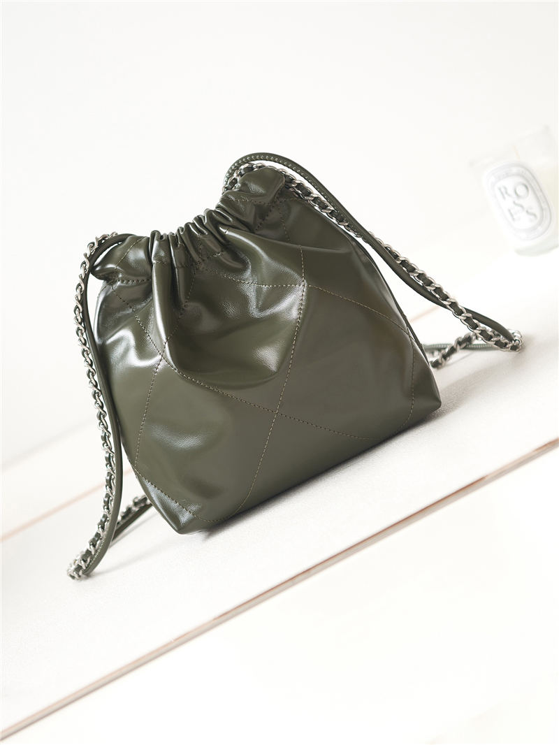 Chanel 22 MINI HANDBAG Shiny Calfskin LB13321 (4)