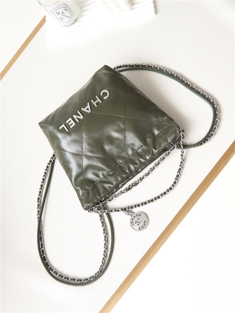 Chanel 22 MINI HANDBAG Shiny Calfskin LB13321 (6)