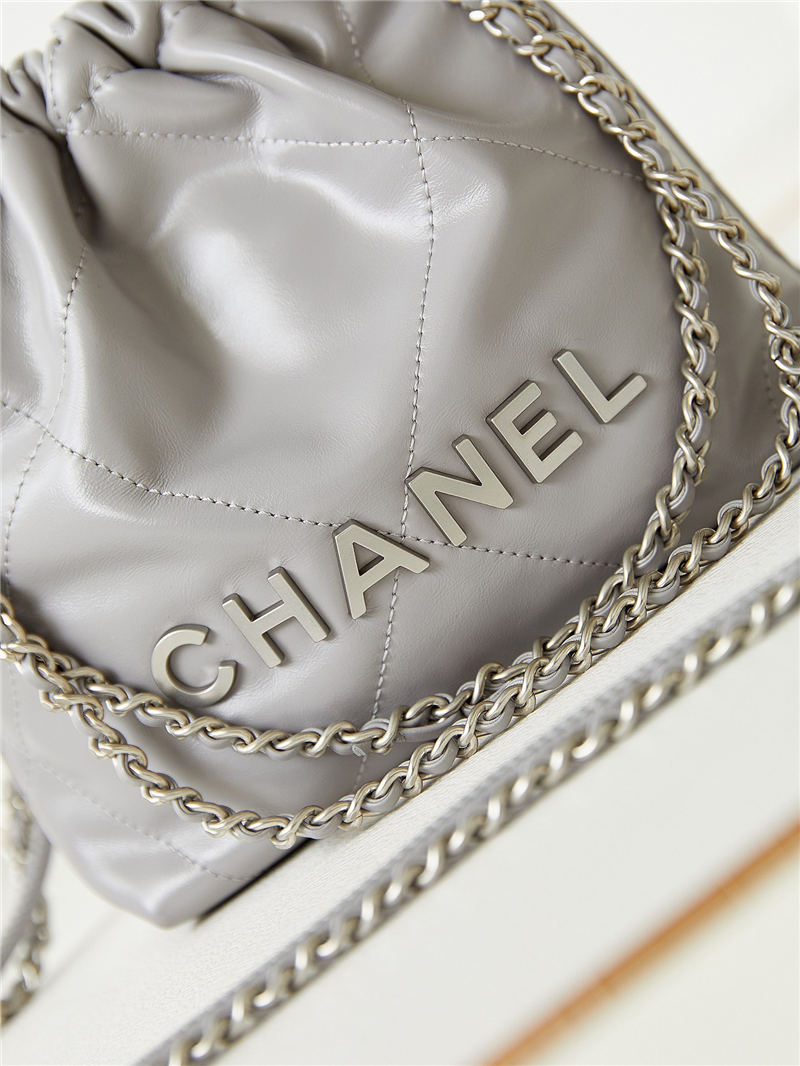 Chanel 22 MINI HANDBAG Shiny Calfskin LB13325 (2)