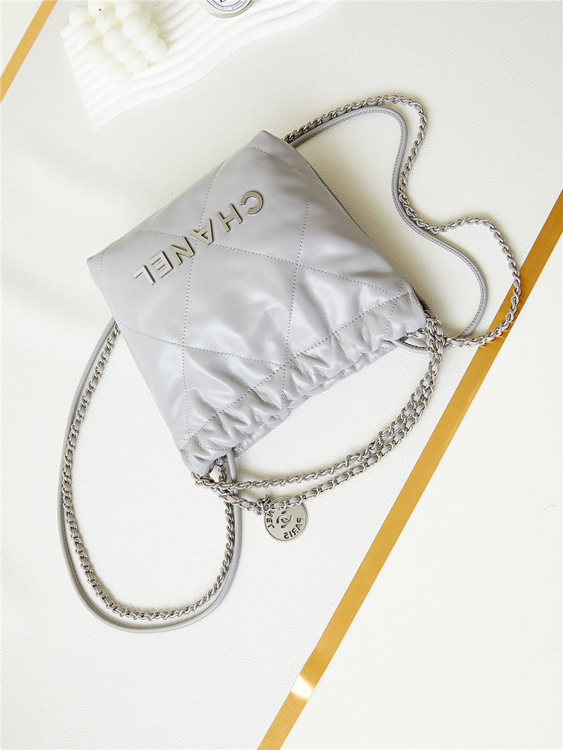 Chanel 22 MINI HANDBAG Shiny Calfskin LB13325 (6)