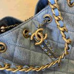 Chanel 25 Hobo Handbag Denim LB1567 (6)
