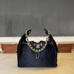 Chanel 25 Hobo Handbag Denim LB1568 (1)