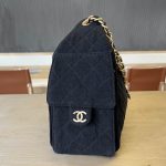 Chanel 25 Hobo Handbag Denim LB1568 (3)