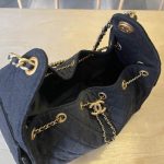 Chanel 25 Hobo Handbag Denim LB1568 (4)