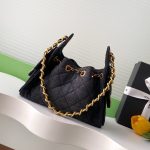 Chanel 25 Hobo Handbag Denim LB16676 (3)