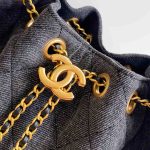 Chanel 25 Hobo Handbag Denim LB16676 (5)