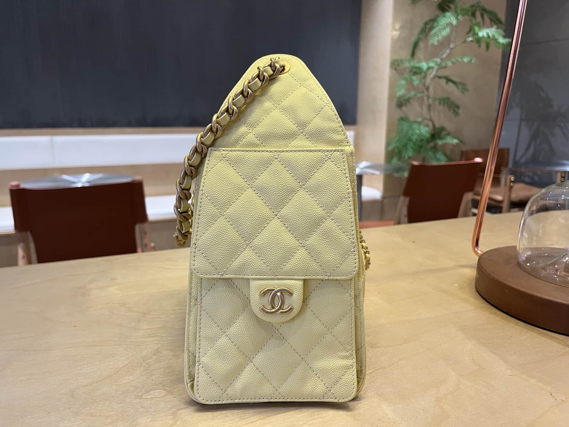 Chanel 25 Hobo Handbag Grained Calfskin LB1559 (4)