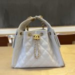 Chanel 25 Hobo Handbag Grained Calfskin LB1562 (2)
