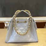 Chanel 25 Hobo Handbag Grained Calfskin LB1562 (3)