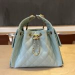 Chanel 25 Hobo Handbag Grained Calfskin LB1563 (2)