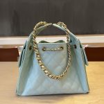 Chanel 25 Hobo Handbag Grained Calfskin LB1563 (3)