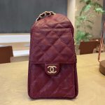 Chanel 25 Hobo Handbag Grained Calfskin LB1564 (4)